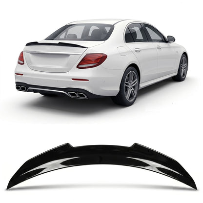 Heckkofferraumspoiler Hochglanz Schwarz passend für Mercedes E-Klasse W213 Limousine 16-23