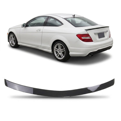 Kofferraumspoiler Hochglanz Schwarz passend für Mercedes C-Klasse C204 Coupé 2011-2015