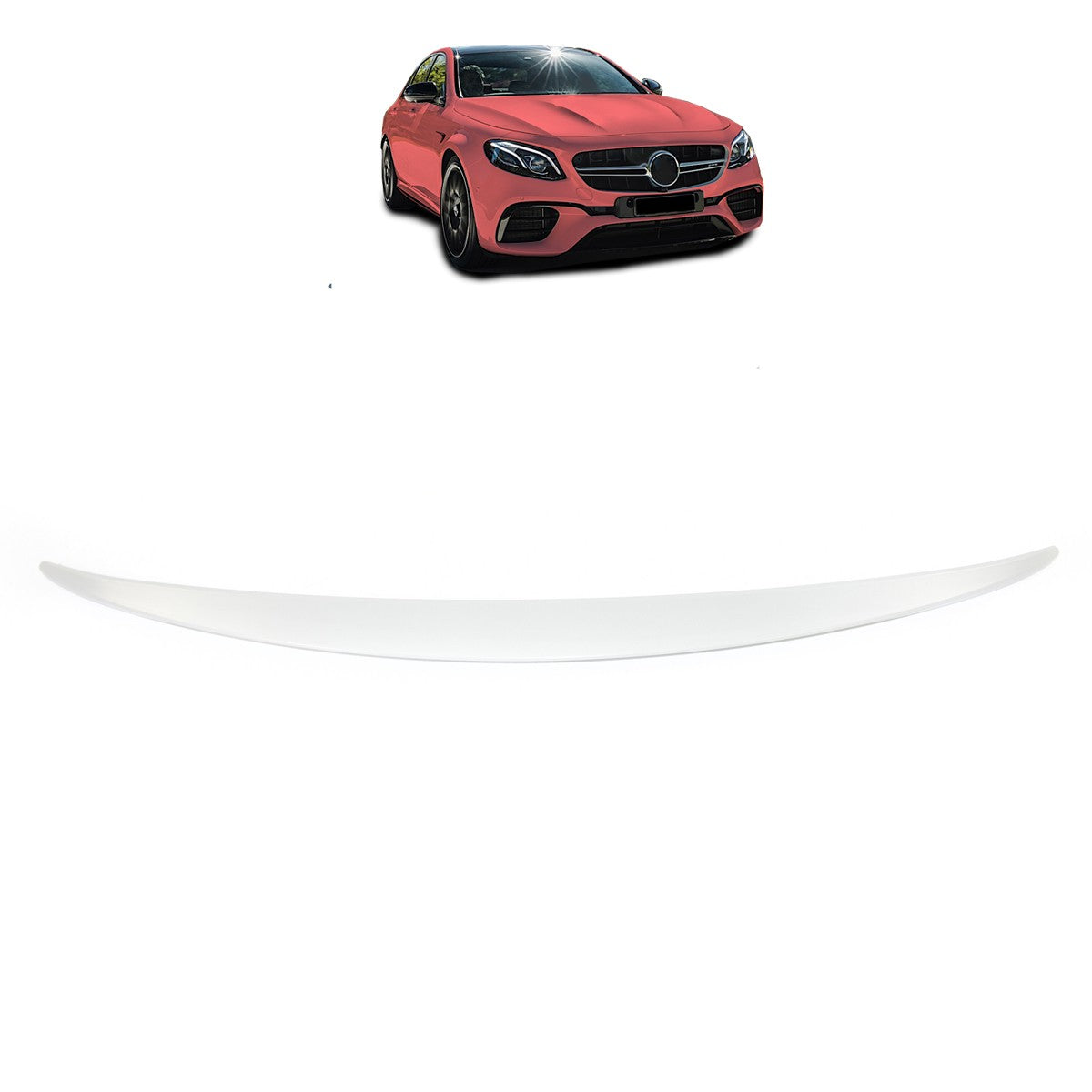 Sport Kofferraumspoiler passend für Mercedes E-Klasse W213 Limousine 2016+