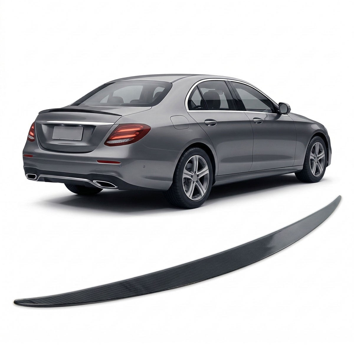 Sport Kofferraumspoiler Carbon-Optik passend für Mercedes E-Klasse W213