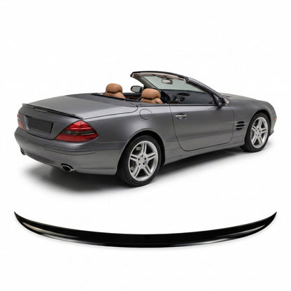 Kofferraumspoiler Hochglanz Schwarz passend für Mercedes SL R230 2001-2012