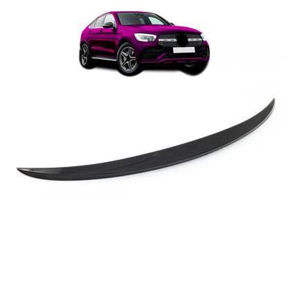 Kofferraumspoiler Hochglanz Schwarz passend für Mercedes GLC Coupé C253 2016-2023