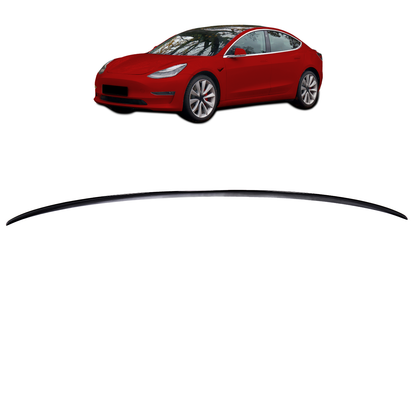 Hochglanz Schwarz Heckspoiler passend für Tesla Model 3 2017-2022
