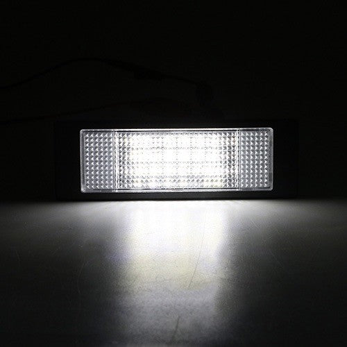 LED Nummernschildbeleuchtung passend für BMW 1 & 6er 2004-2019 Chrom