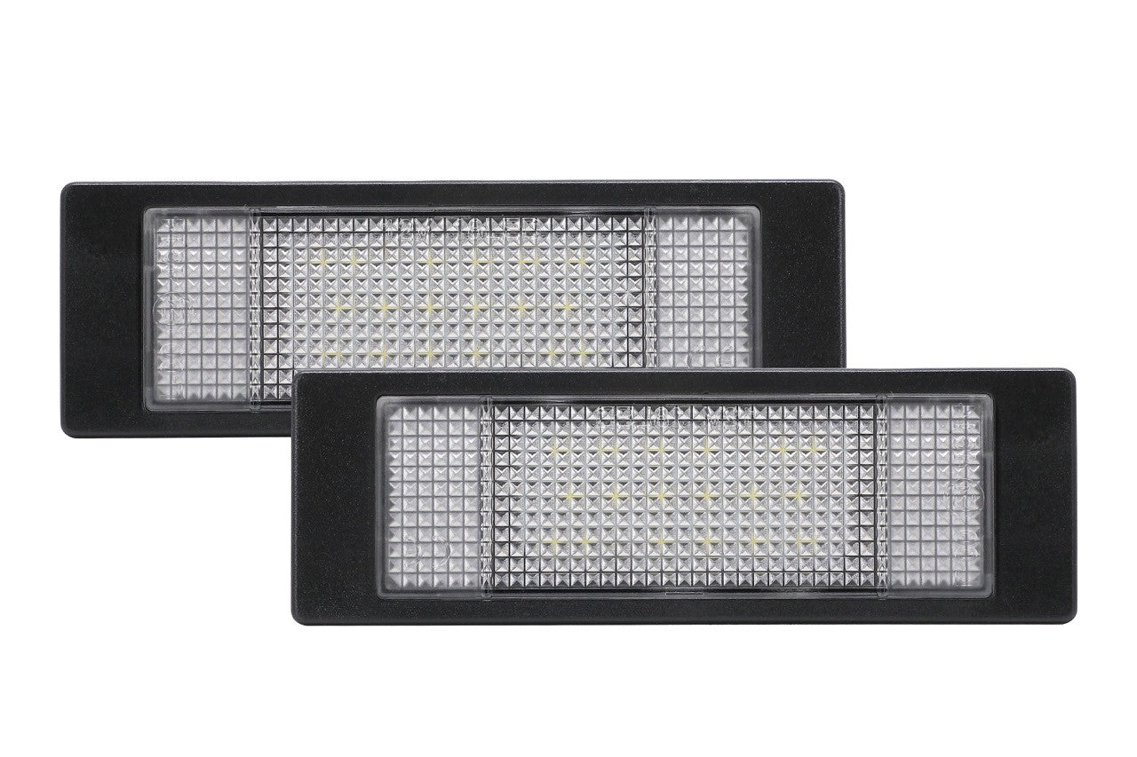 LED Nummernschildbeleuchtung passend für BMW 1 & 6er 2004-2019 Chrom