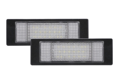 LED Nummernschildbeleuchtung passend für BMW 1 & 6er 2004-2019 Chrom