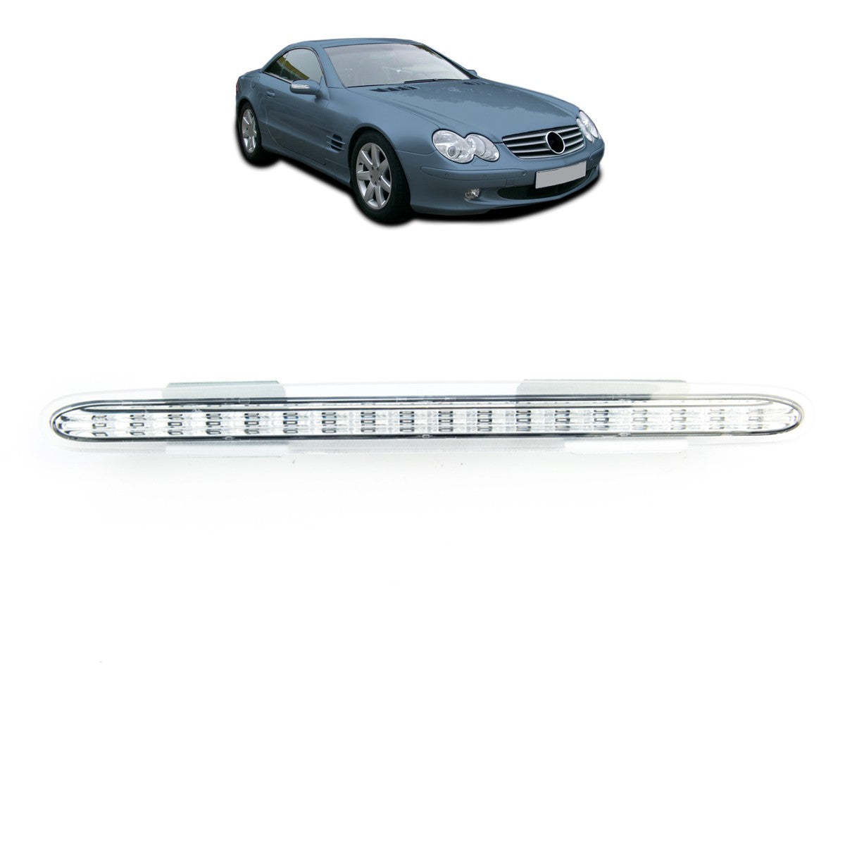 LED 3. Bremslicht Klar passend für Mercedes SL R230 2001-2012