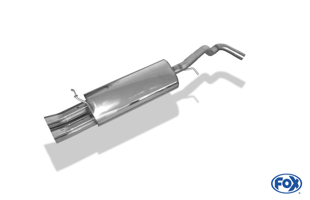 VW Golf IV Endschalldämpfer -  2x63 Typ 28
