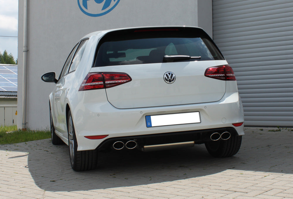 VW Golf VII 4-Motion R-Optik Endschalldämpfer quer Ausgang rechts/links - 2x115x85 Typ 32 rechts/links