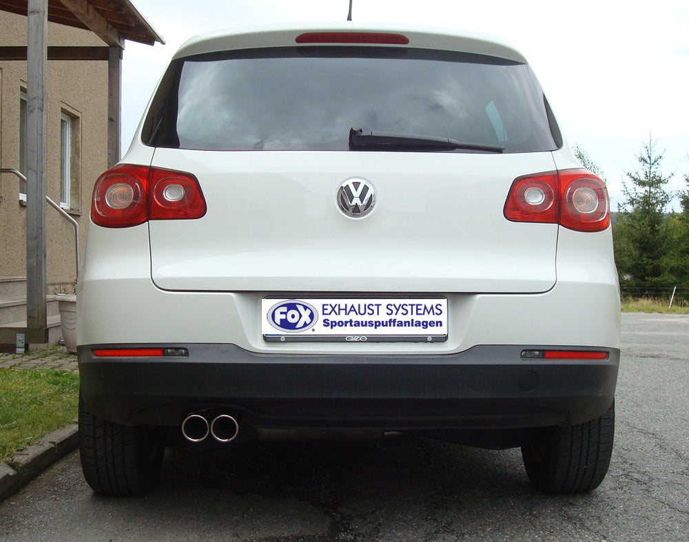 VW Tiguan 5N - 4motion Endschalldämpfer - 2x80 Typ 17