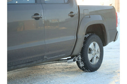 VW Amarok 4x4 - ohne Trittbrett Endschalldämpfer Ausgang seitlich rechts und links am Fahrzeug - 2x115x85 Typ 38 rechts/links