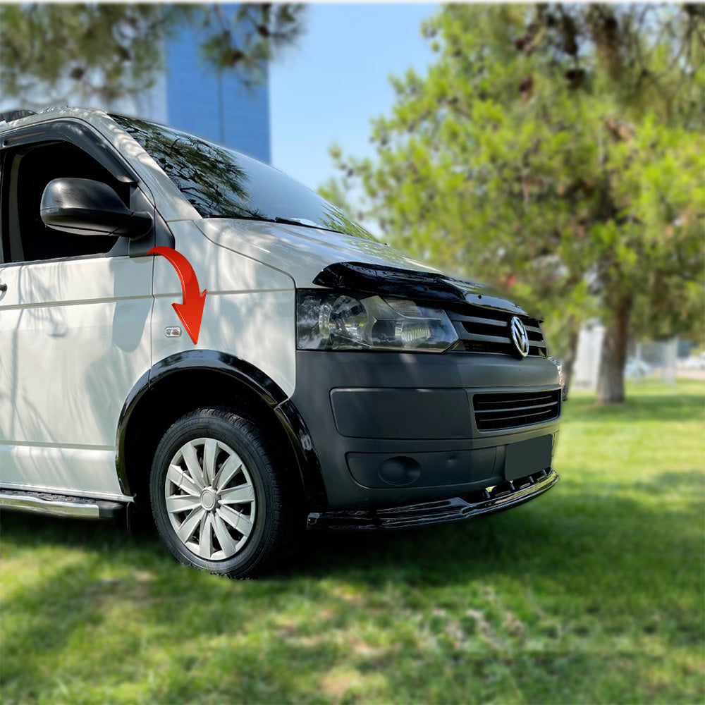 Oneway Radlaufleisten VW Transporter T5/T5.1 2003-2015 (Schwarz Glanzänd) mit ABE TÜV