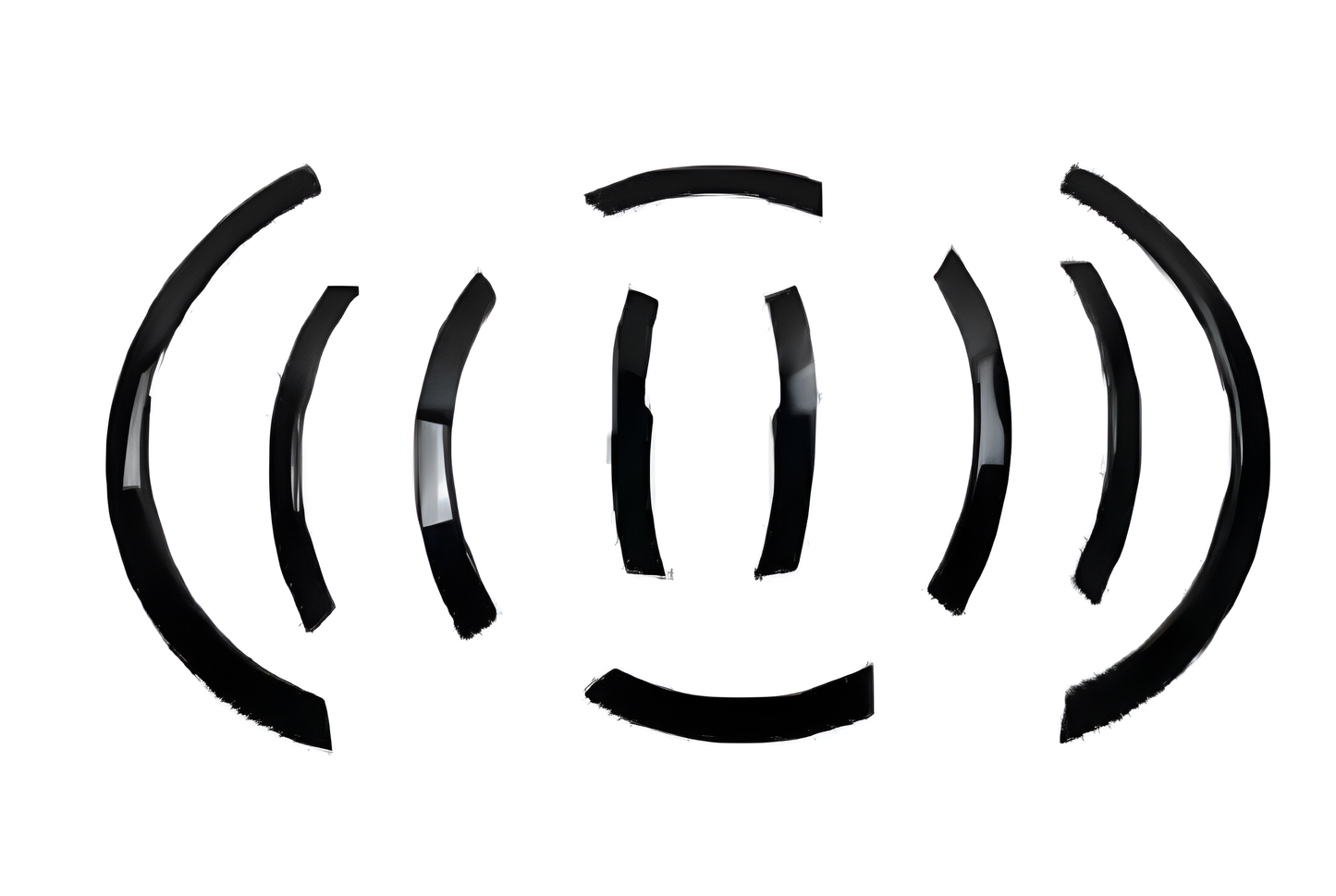 Oneway Radlaufleisten FORD Transit Custom MK1 Facelift 2018-2022 (Schwarz Glanz) mit ABE TÜV