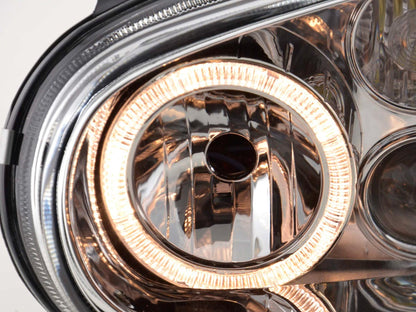 Scheinwerfer Set Angel Eyes VW Golf 4 Typ 1J  98-03 chrom