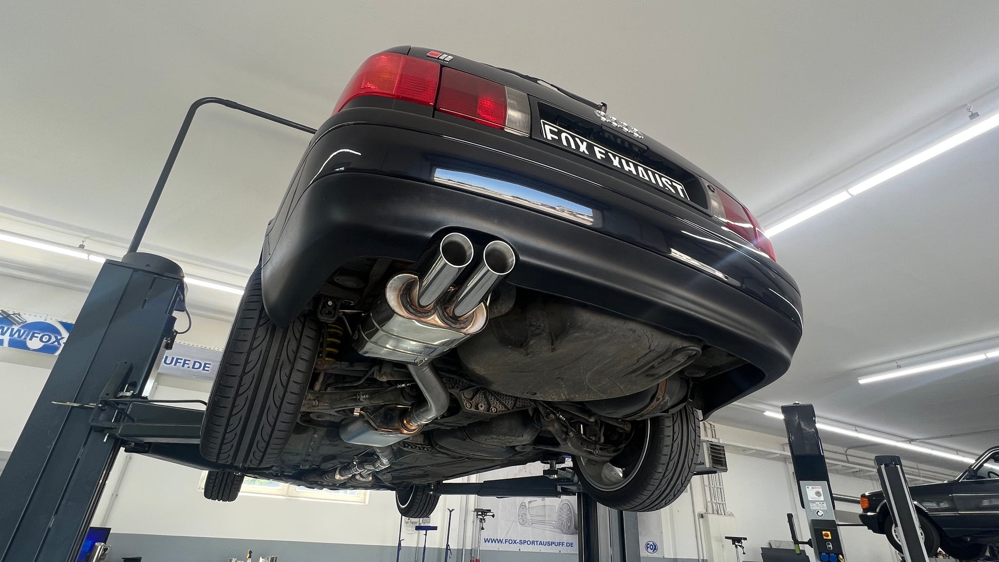 Audi S2 B4 Endschalldämpfer 76mm - 2x80 Typ 25