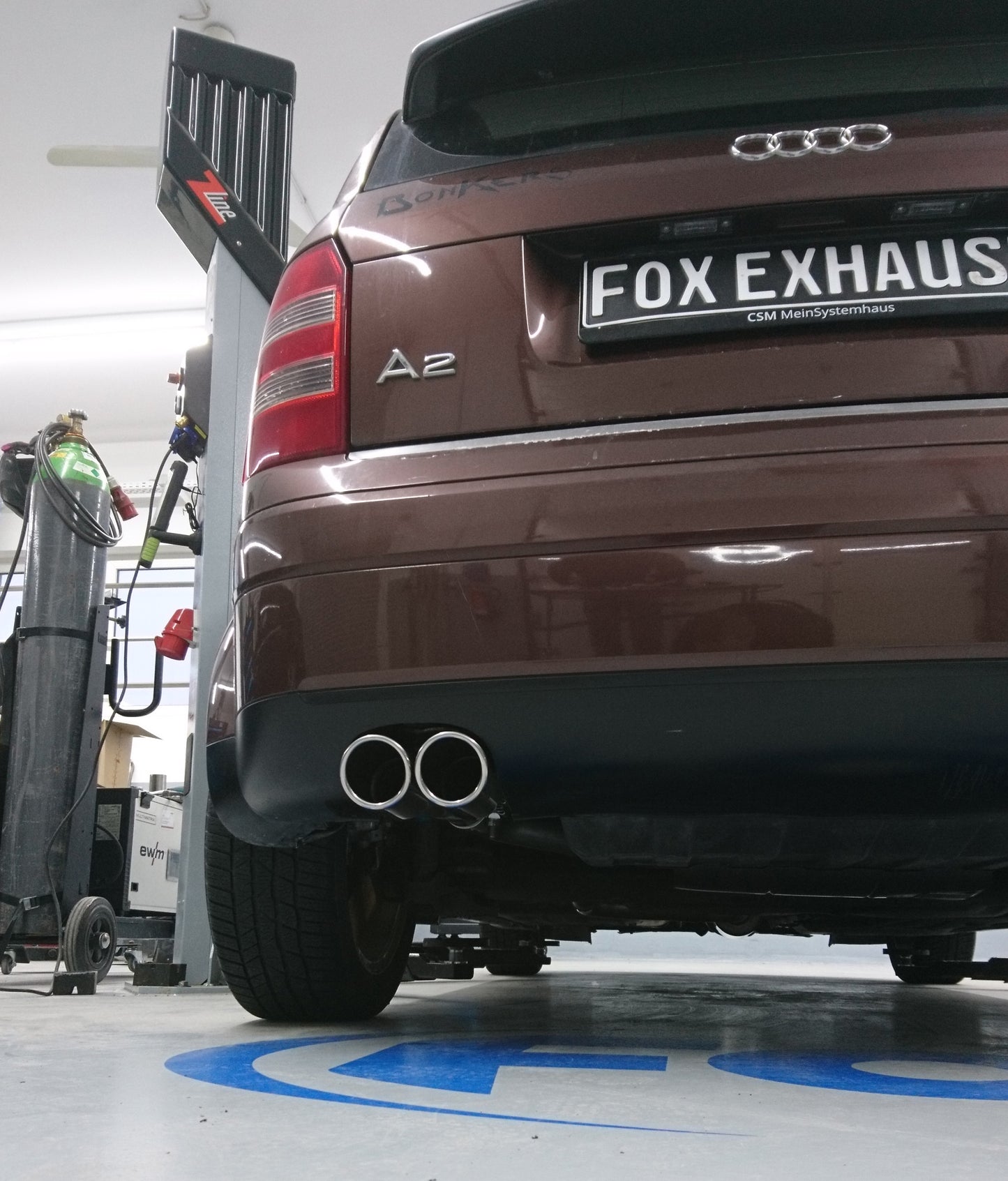 Audi A2 - 1,4l TDI 55/66kW Halbanlage ab Kat - 2x80 Typ 16