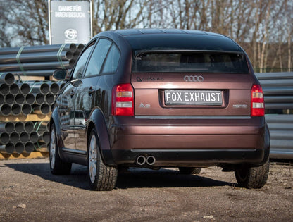 Audi A2 - 1,6l + 1,4l 42l Tank Endschalldämpfer - 2x76 Typ 25