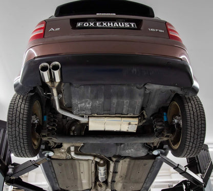 Audi A2 - 1,4l 42l Tank Halbanlage ab Kat - 2x76 Typ 25 (Bestehend aus End- und Vorschalldämpfer mit Endrohr)