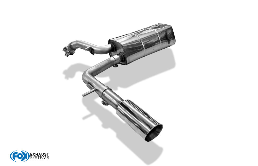 Audi A2 - 1,6l + 1,4l 42l Tank Endschalldämpfer - 1x90 Typ 25