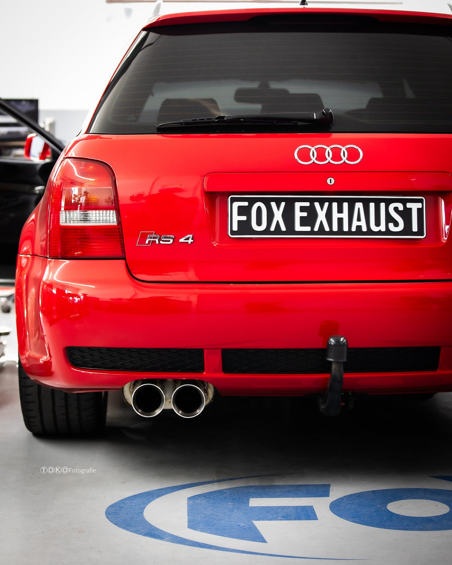 Audi RS4 B5 - Edelstahl-System End- und Vorschalldämpfer 90mm - 2x90 Typ 25 - inkl. Y-Adapter auf die originale Downpipe