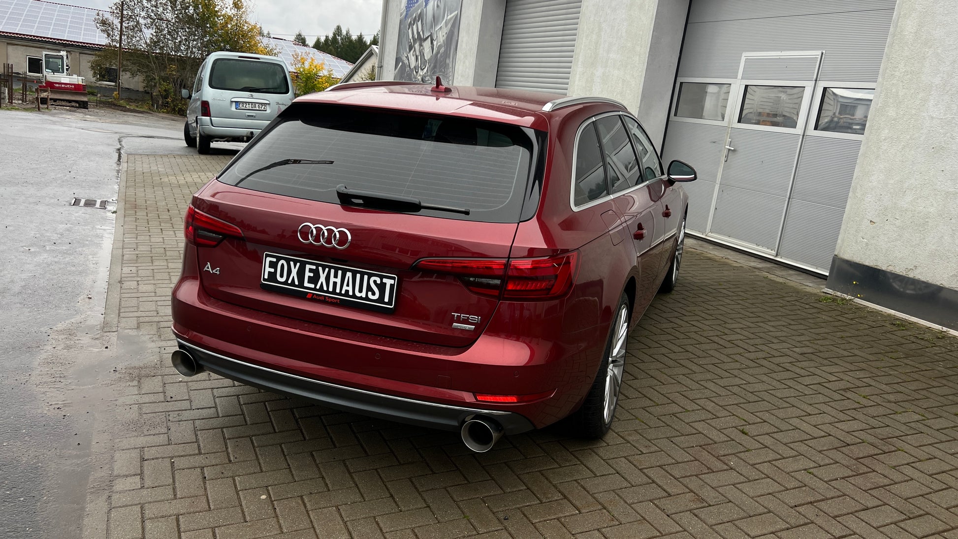 Audi A4 B9 - 2WD Endschalldämpfer rechts/links, Y-Verbinder und Mittelschalldämpfer  - 1x114 Typ 25 rechts/links