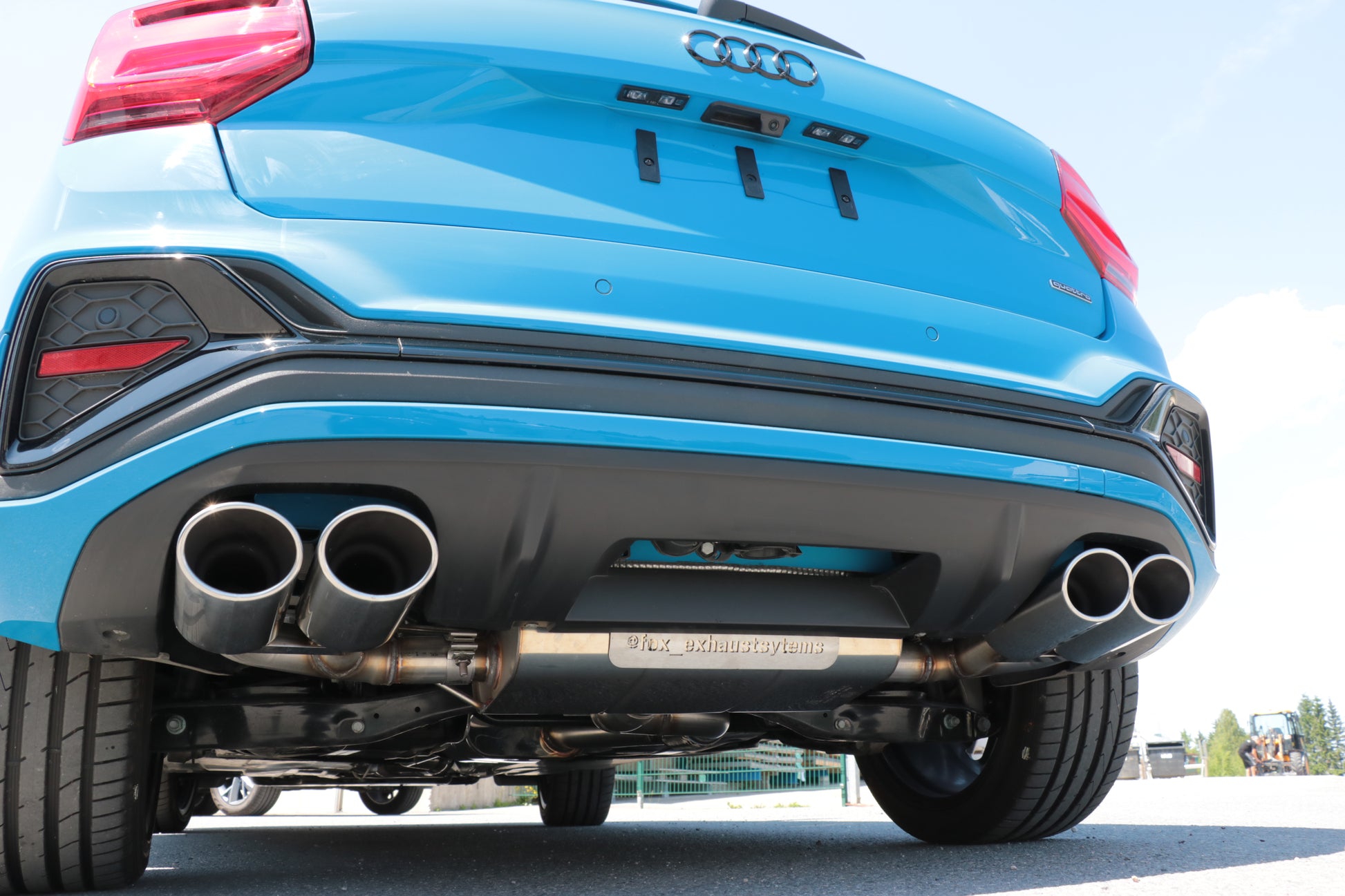 Audi Q2 Endschalldämpfer Ausgang rechts/links - 2x115x85 Typ 32 rechts/links