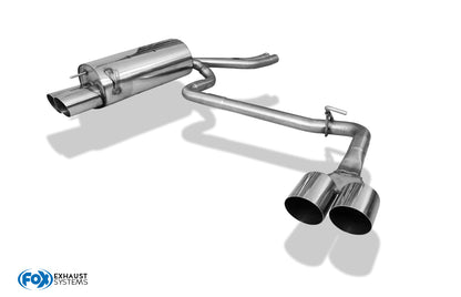 BMW E46 E46 330d/ 330xd Endschalldämpfer Ausgang rechts/links zweiflutig - 2x90 Typ 14 rechts/links