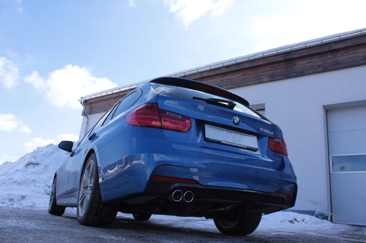 BMW F30/31 - 330d Endschalldämpfer quer Ausgang links - 2x76 Typ 16 links