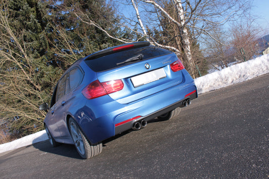 BMW F30/31 - 330d Endschalldämpfer quer Ausgang rechts/links - 2x76 Typ 25 rechts/links