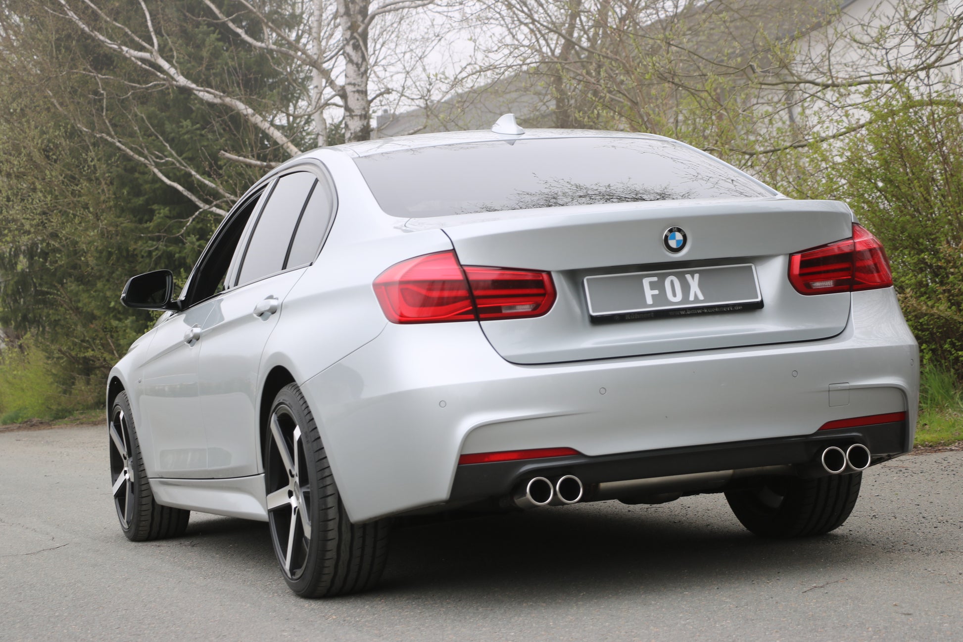 BMW F30/31 - 335d Endschalldämpfer quer Ausgang rechts/links - 2x80 Typ 12 rechts/links