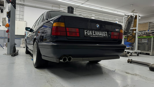 BMW E34 M5 Endschalldämpfer Ø2x63,5mm - 2x76 Typ 25