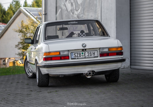 BMW E28 518i ohne Kat Endschalldämpfer - 2x55 Typ 10