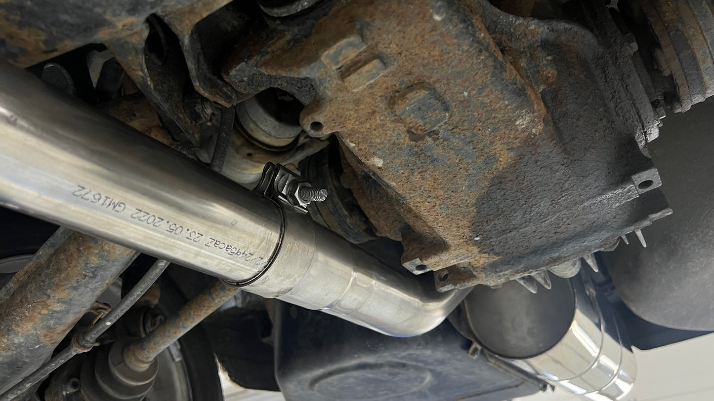 BMW E28 518i ohne Kat Endschalldämpfer - 2x55 Typ 10