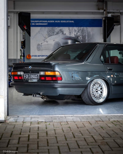 BMW E28 518i ohne Kat Endschalldämpfer - 2x63 Typ 12