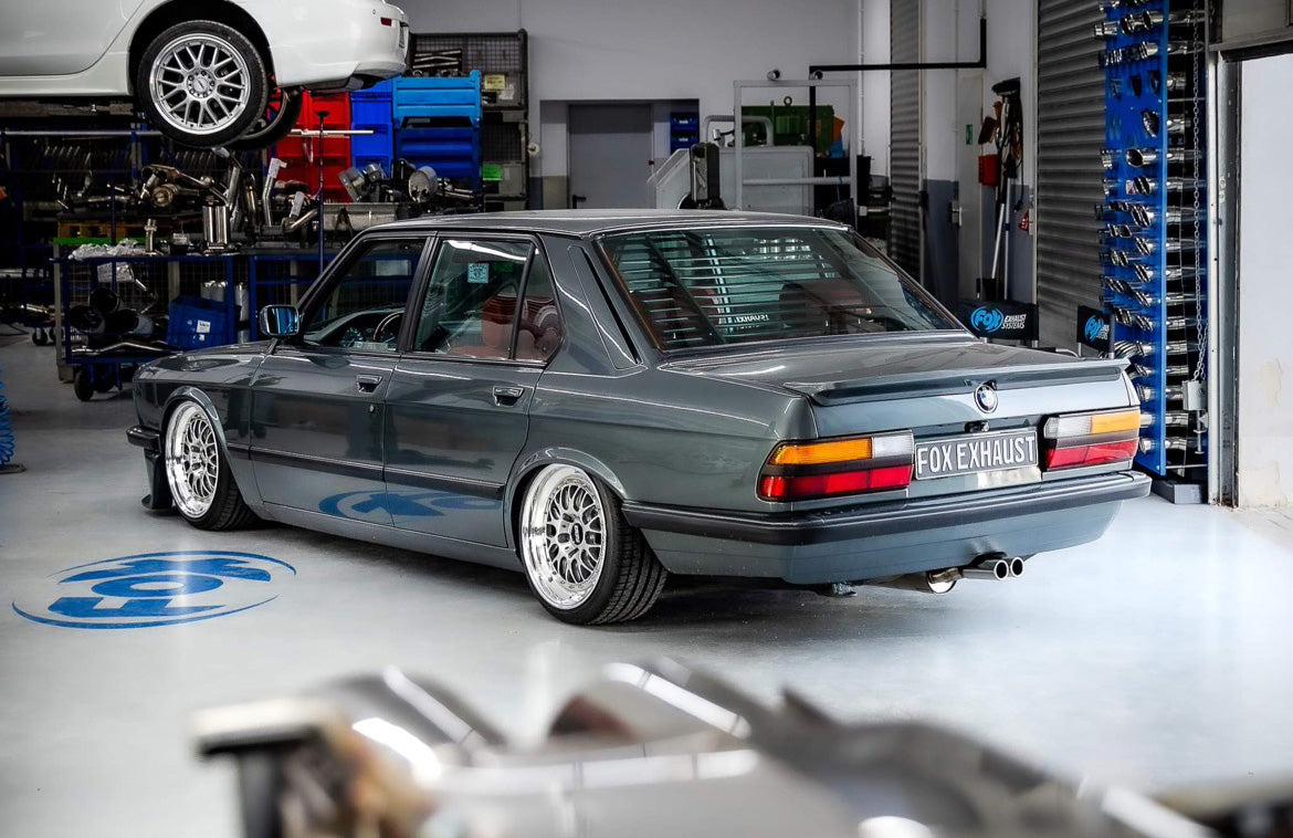 BMW E28 518i ohne Kat Endschalldämpfer - 2x63 Typ 12
