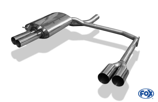 BMW E60/61 520d 525d 530d Endschalldämpfer Ausgang rechts/links - 2x90 Typ 10 rechts/links