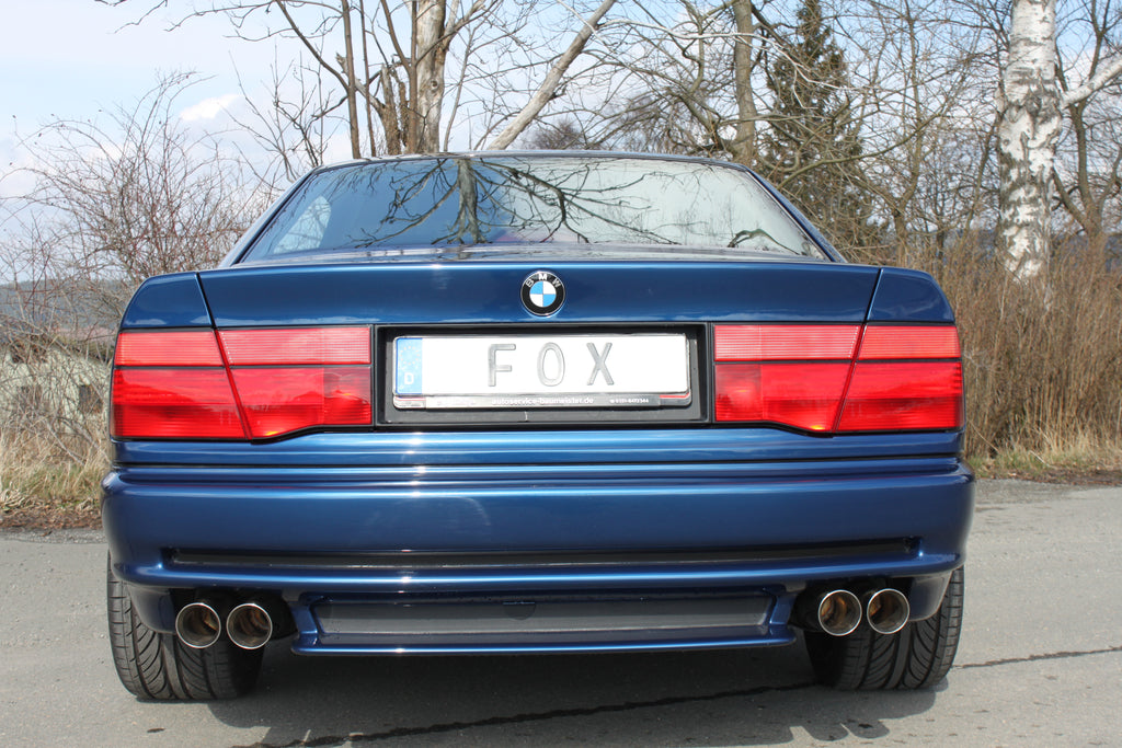 BMW E31 850i Endschalldämpfer rechts/links und Vorschalldämpfer - 2x90 Typ 25 rechts/links