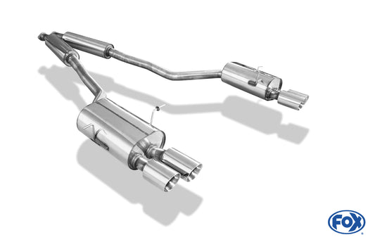 BMW E31 850i Endschalldämpfer rechts/links und Vorschalldämpfer - 2x90 Typ 25 rechts/links