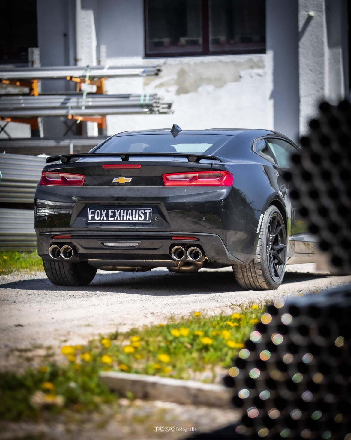 Chevrolet Camaro - A1XC Endschalldämpfer quer Ausgang rechts/links mit 2 Abgasklappen - 2x100 Typ 25 rechts/links