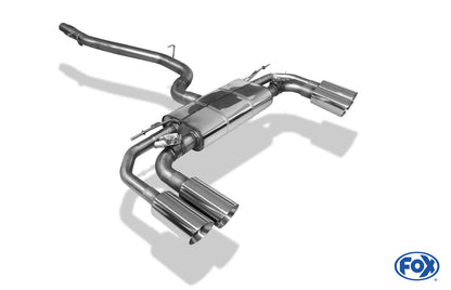 CUPRA Formentor 4x4 Halbanlage ab Kat - 2x100 Typ 25 rechts/links - mit 2 elektronischen Klappen