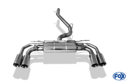 CUPRA Formentor 4x4 Halbanlage ab Kat - 2x100 Typ 25 rechts/links - mit 2 elektronischen Klappen