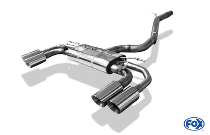 CUPRA Formentor 4x4 Halbanlage ab Kat - 2x100 Typ 25 rechts/links - mit 2 elektronischen Klappen
