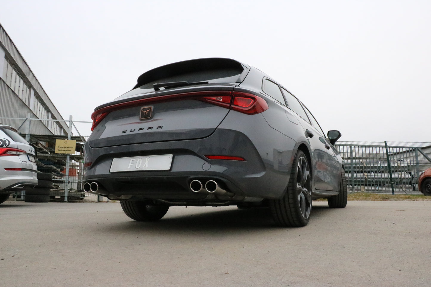 Cupra Leon KL ST 4x4 Halbanlage ab OPF - 2x88x74 Typ 32 rechts/links