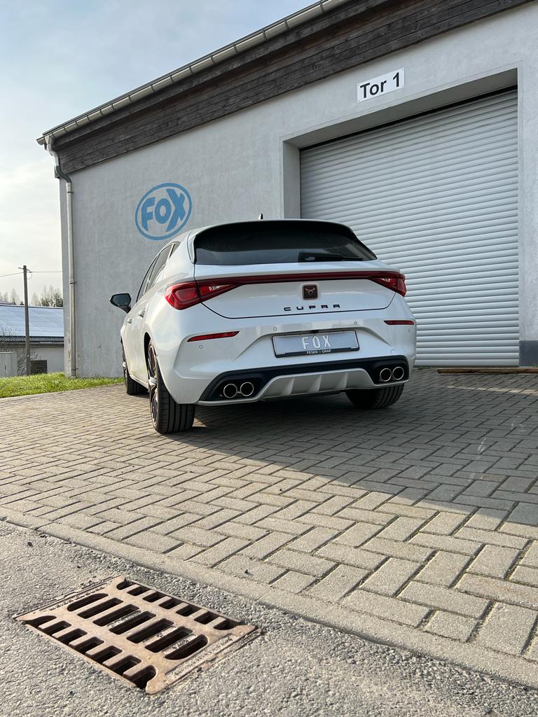 Cupra Leon 4x2 - KL Endschalldämpfer Ausgang rechts/links - 2x80 Typ 16 rechts/links
