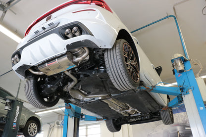 Cupra Leon 4x2 - KL Endschalldämpfer Ausgang rechts/links - 2x80 Typ 25 rechts/links