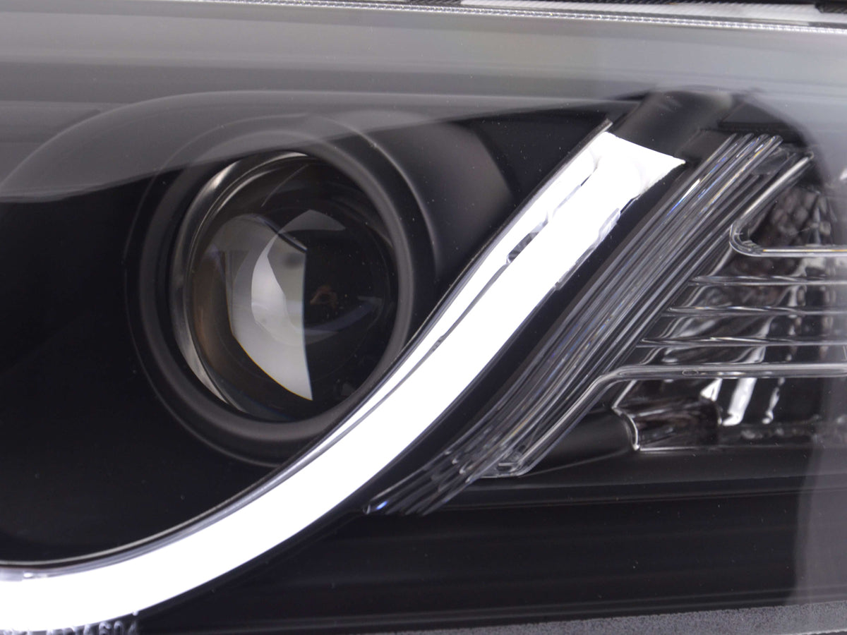 Scheinwerfer Set Daylight LED Tagfahrlicht Audi A6 Typ 4F  04-08 schwarz