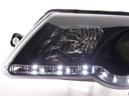 Scheinwerfer Set Daylight LED TFL-Optik VW Passat Typ 3C  05- schwarz