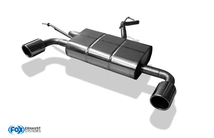 Dacia Duster 4x4 Facelift Endschalldämpfer quer Ausgang rechts/links - 1x90 Typ 16 rechts/links