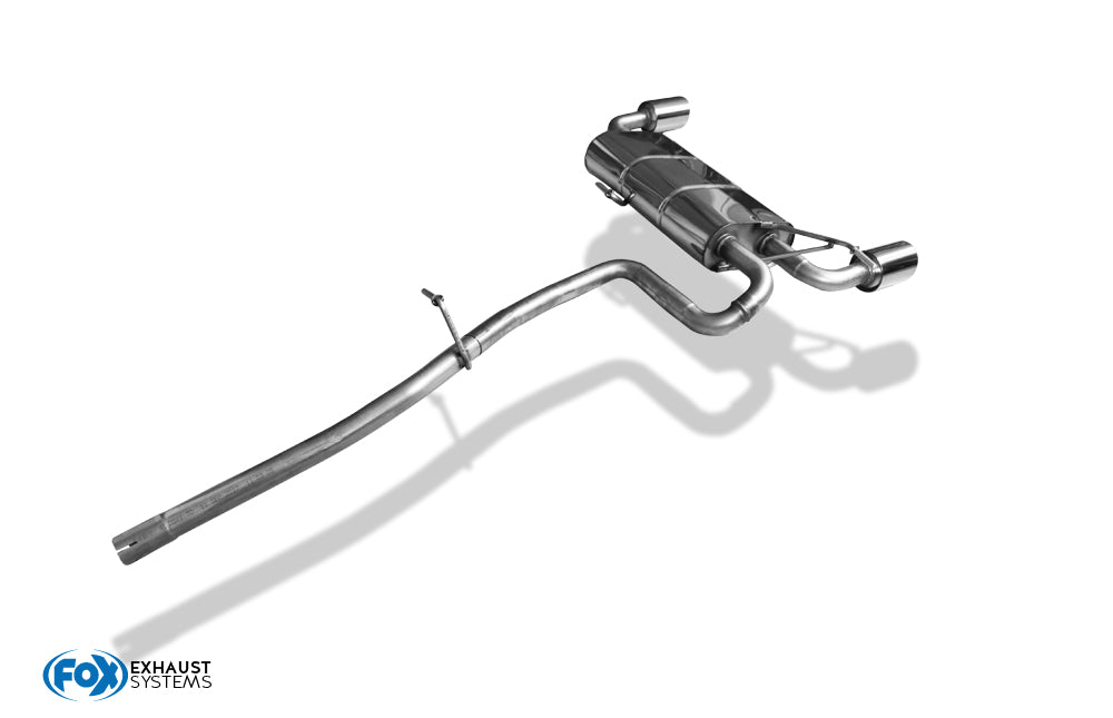 Dacia Duster 4x4 Facelift Endschalldämpfer quer Ausgang rechts/links - 1x90 Typ 16 rechts/links