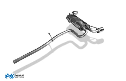 Dacia Duster 4x4 Facelift Endschalldämpfer quer Ausgang rechts/links - 1x90 Typ 16 rechts/links